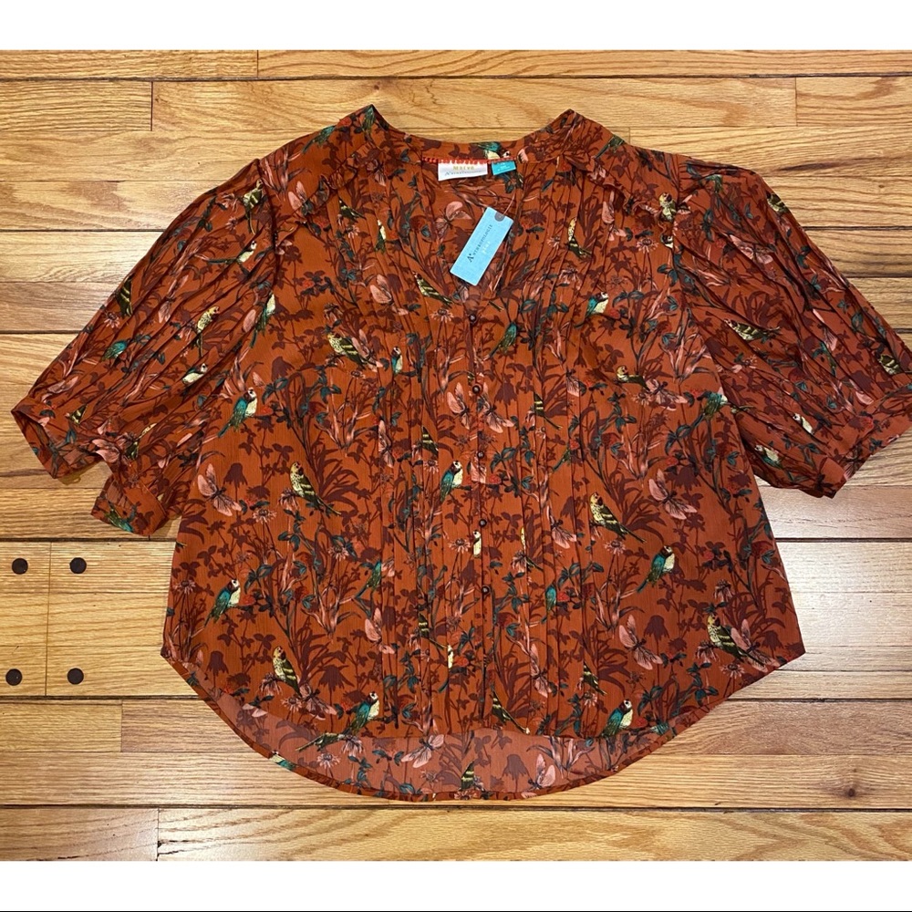 Anthropologie Maeve A+ blouse